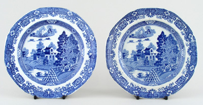 Side or Cheese Plates Pair c1810